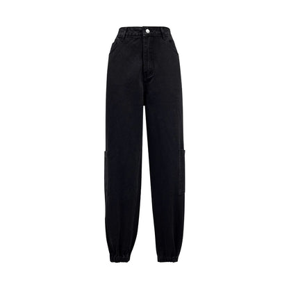 Jeans cargo dames avec élastique et poches pratiques Chic und Stil