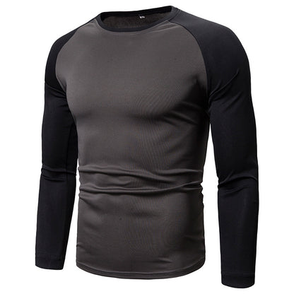 Hommes T-shirt de sport à manches longues en matériau fonctionnel respirant Chic und Stil