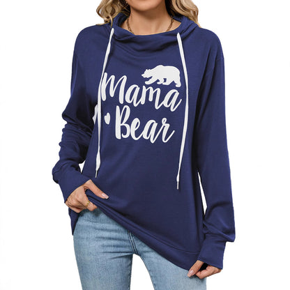 Pull à capuche décontracté pour femmes avec design estampillé Chic und Stil