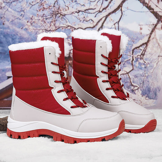 Bottes d'hiver pour femmes avec semelle antidérapante et doublure chaude Chic und Stil