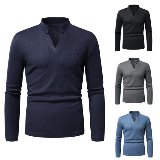 Chemise à manches longues pour hommes avec surface texturée Chic und Stil