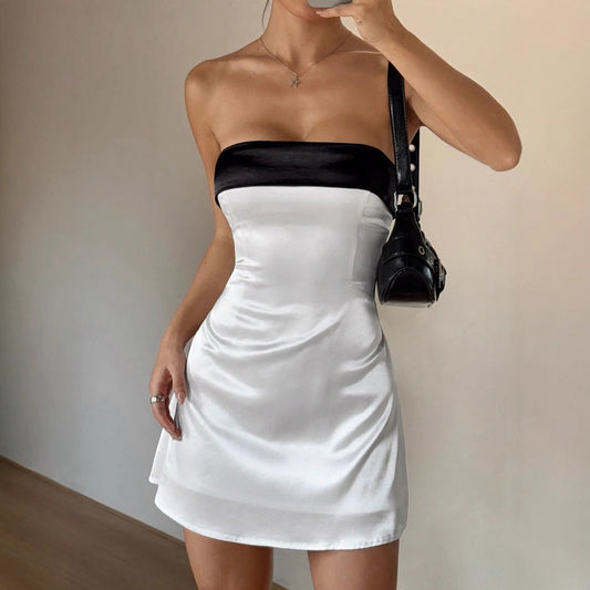 Chemisier pour femmes en style cocktail avec décolleté bandeau élégant Chic und Stil