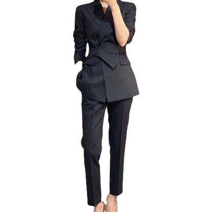 Blazer ajusté ceinturé pour femmes Chic und Stil 1750846960