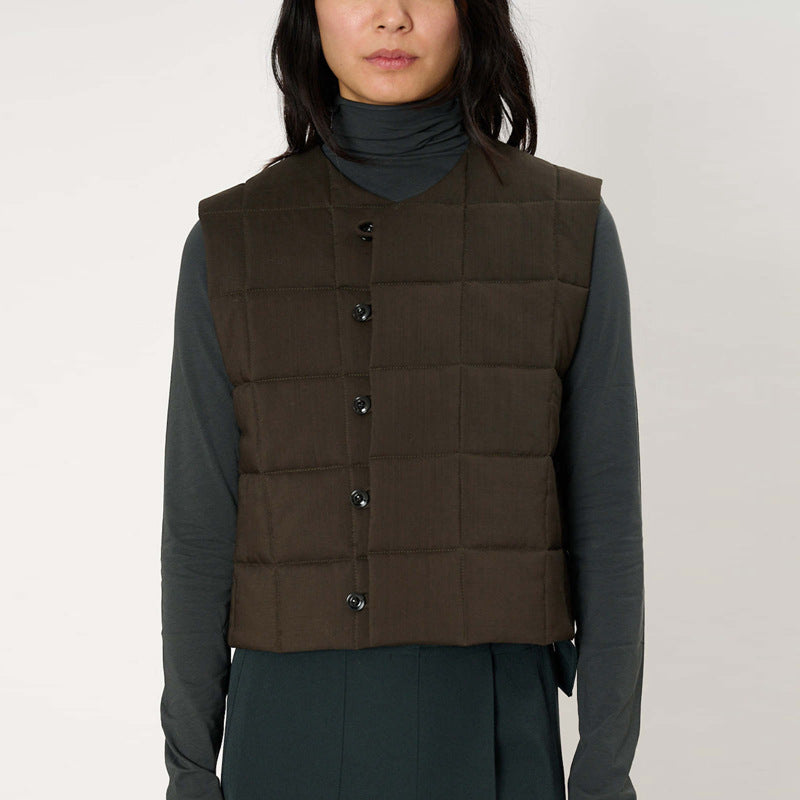 Dames gilet matelassé au design polyvalent Chic und Stil