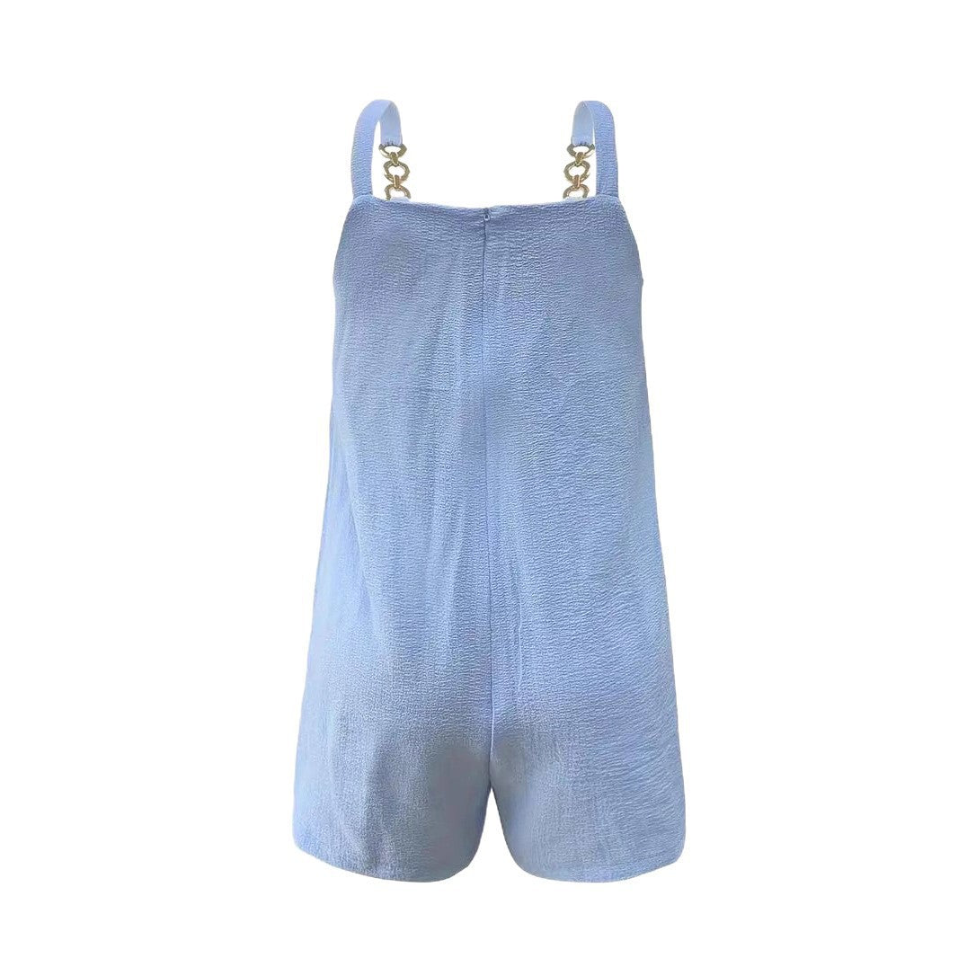 Combinaison de loisirs pour femmes avec des bretelles décoratives et des poches pratiques Chic und Stil