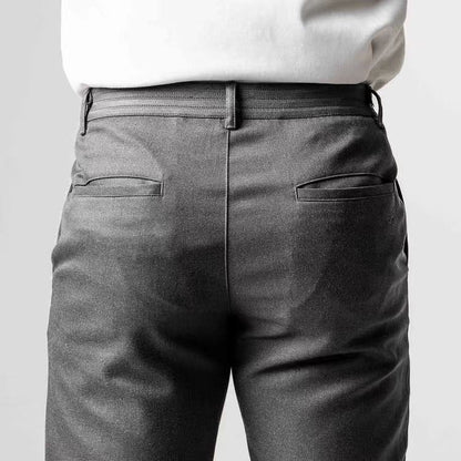 Fashion chinos pants for men with elastic waistband and practical pockets Chic and Style