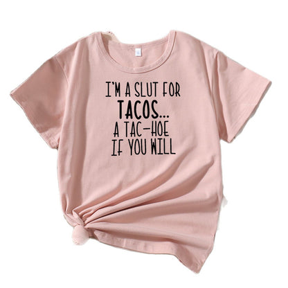Damen Verspielt Grafik Casual Tee Chic und Stil