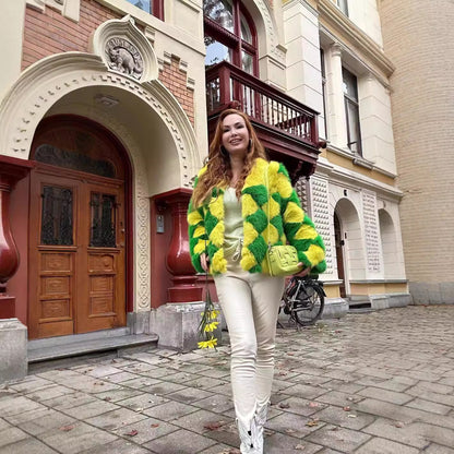 Ladies Soft Faux Fur Jacket Chic and Style