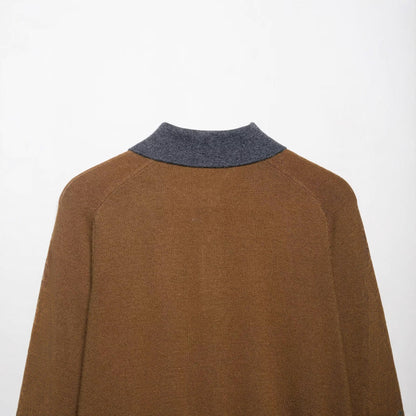 Pull femme avec col polo classique et motif diamant moderne Chic und Stil