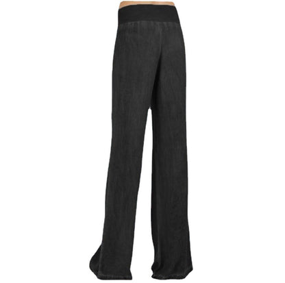 Wide palazzo pants for women with comfortable waist Chic and Style