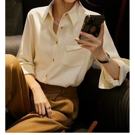 Chemise décontractée à boutons pour femmes Chic und Stil