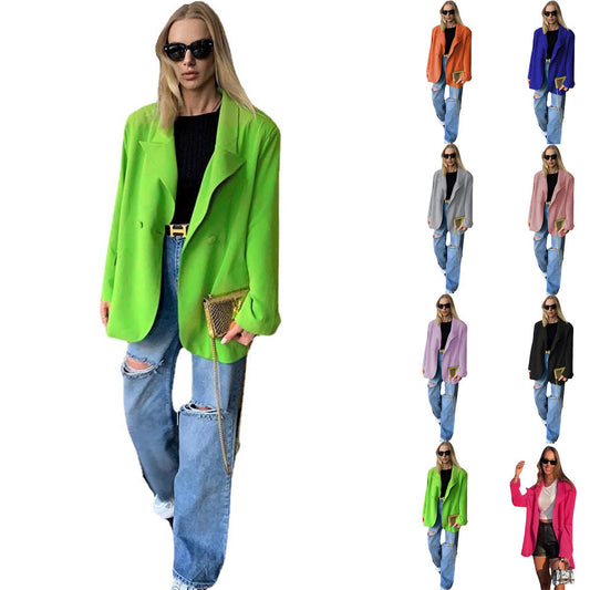 Blazer oversize décontracté pour femmes avec une coupe moderne et des détails élégants Chic und Stil