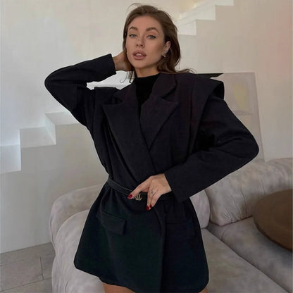 Dames élégante blazer oversize Chic und Stil