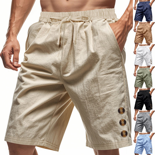 Shorts de loisirs pour hommes avec ceinture élastique et poches latérales pratiques Chic und Stil