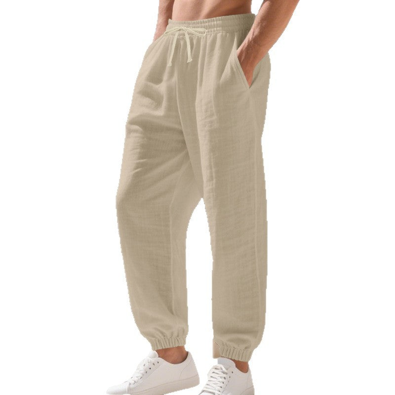 Men's airy summer pants with elastic waistband Chic and style