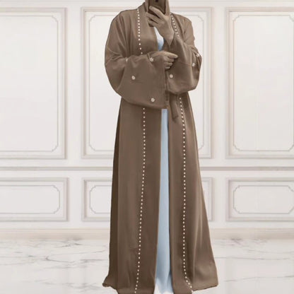 Dames Élégant Kimono avec des détails ornés de perles et une coupe ample Chic und Stil