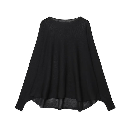 Pull en tricot décontracté pour femmes avec une coupe ample et un col rond Chic und Stil