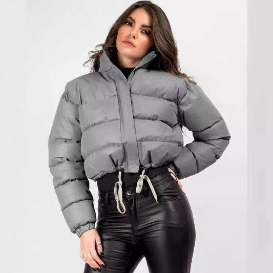 Ladies stylish, short cut padded jacket Chic and Style