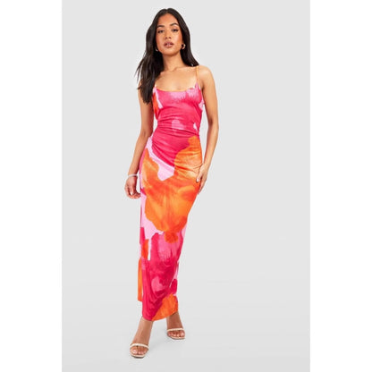 Robe maxi fleur A-line Chic und Stil pour femmes