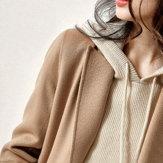 Sweat à capuche tricoté surdimensionné confortable Chic und Stil