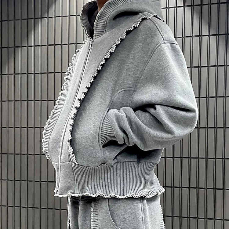 Comfortable lounge pants for women with ruffle details Chic and Style