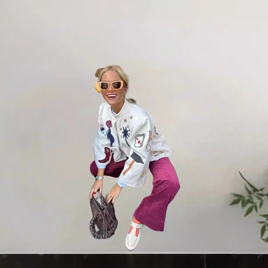 Dame Blazer Oversize Moderne Chic und Stil