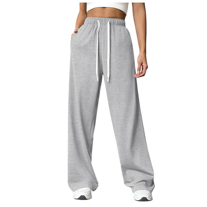 Ladies Comfortable Sport Pants with a Relaxed Fit and Elastic Waist Chic and Style