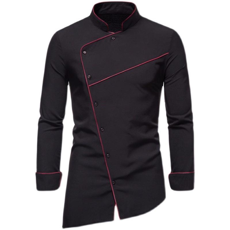 Men's chef jacket with precious contrasts and high-quality finish Chic and Style