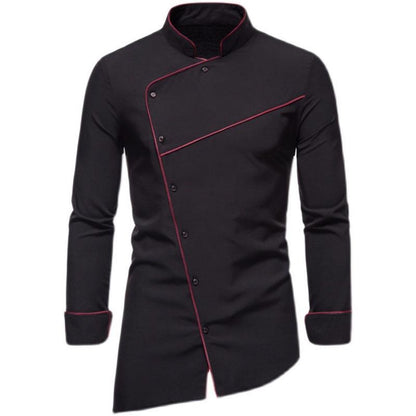 Men's chef jacket with precious contrasts and high-quality finish Chic and Style