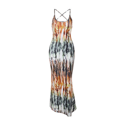 Robe Maxi Batik Femme Chic und Stil
