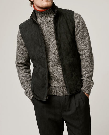Heated vests for men with high collar Chic and Style