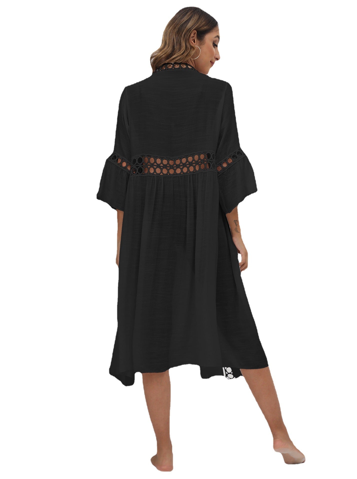 Robe de plage élégante pour femmes avec détails en crochet Chic und Stil