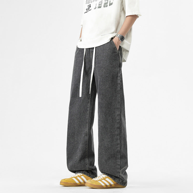 Casual loose pants for men with elastic waistband and pockets Chic and Style