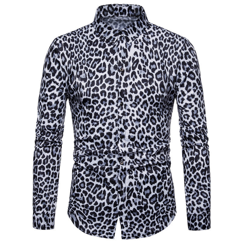 Chemise pour hommes avec un motif animal saisissant Chic und Stil