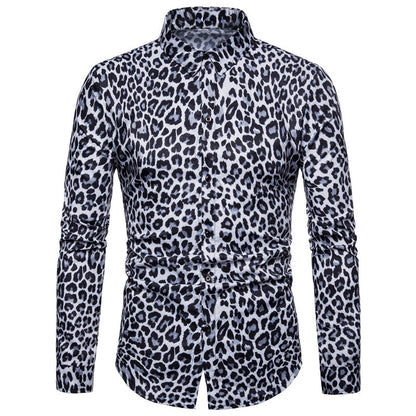 Chemise pour hommes avec un motif animal saisissant Chic und Stil