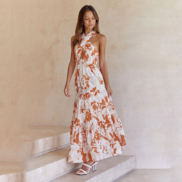 Robe Maxi Collier Bohémienne Chic und Stil