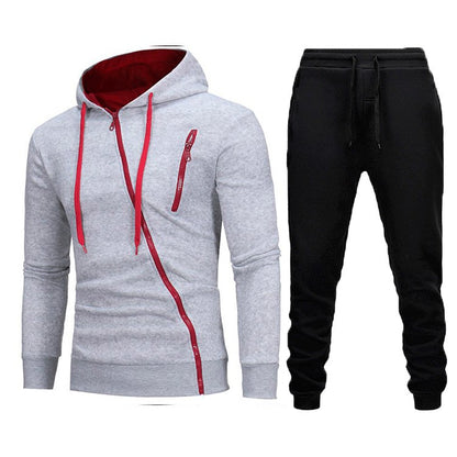 Functional jacket for men with asymmetrical zipper and sporty cut Chic and Style