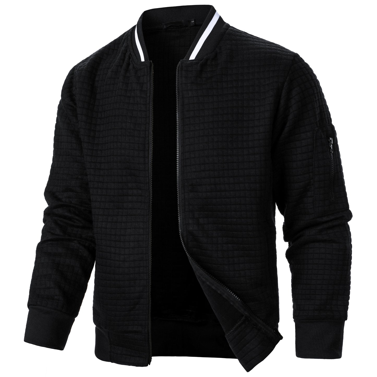 Veste de sport pour homme avec un design structuré innovant Chic und Stil