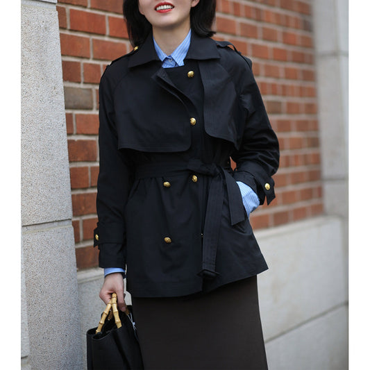 Veste trench ceinturée élégante pour femme Chic und Stil