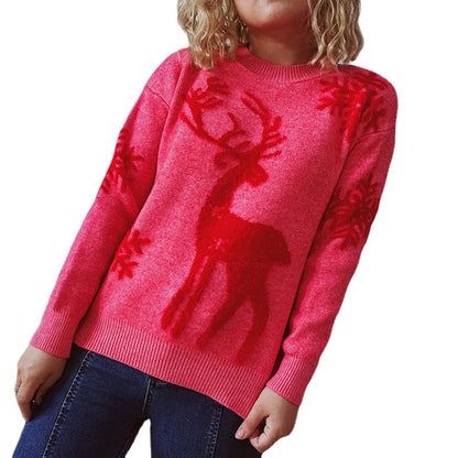 Pull de Noël pour femmes avec un design de renne festif et une qualité de tricot haut de gamme Chic und Stil