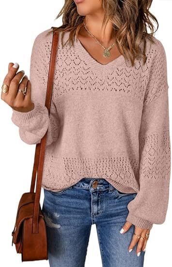 Pull en tricot aérien pour femmes Chic und Stil