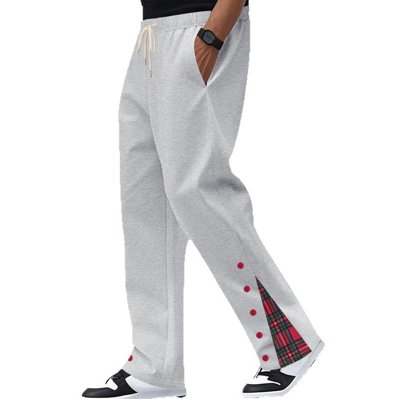 Casual cargo shorts for men with practical drawstring and trendy checked design Chic and Style