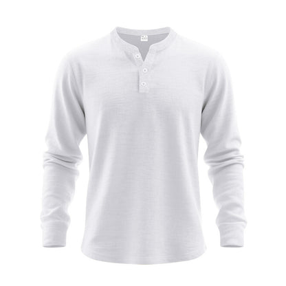 Chemise à manches longues pour hommes avec patte de boutonnage Chic und Stil