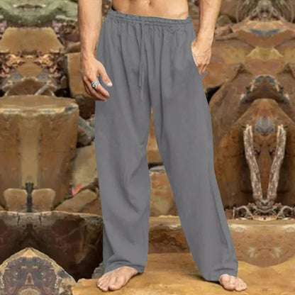 Comfortable casual pants for men with adjustable waist Chic and Style
