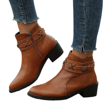 Bottes pour femmes avec détail de lacet tendance Chic und Stil