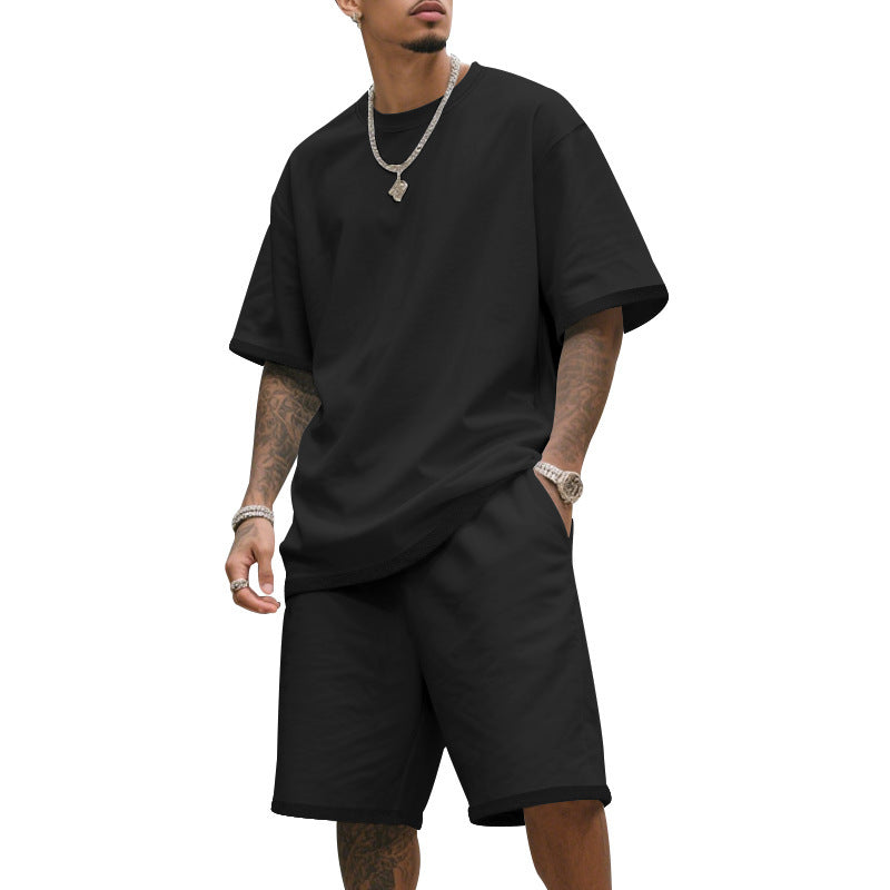 Ensemble de t-shirt d'entraînement décontracté pour hommes et shorts Chic und Stil