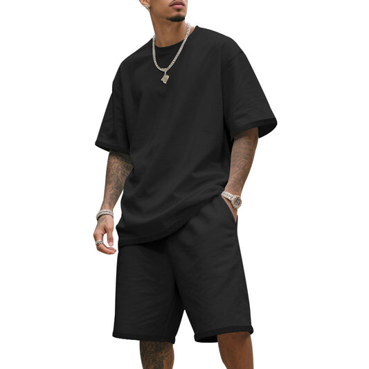 Ensemble de t-shirt d'entraînement décontracté pour hommes et shorts Chic und Stil