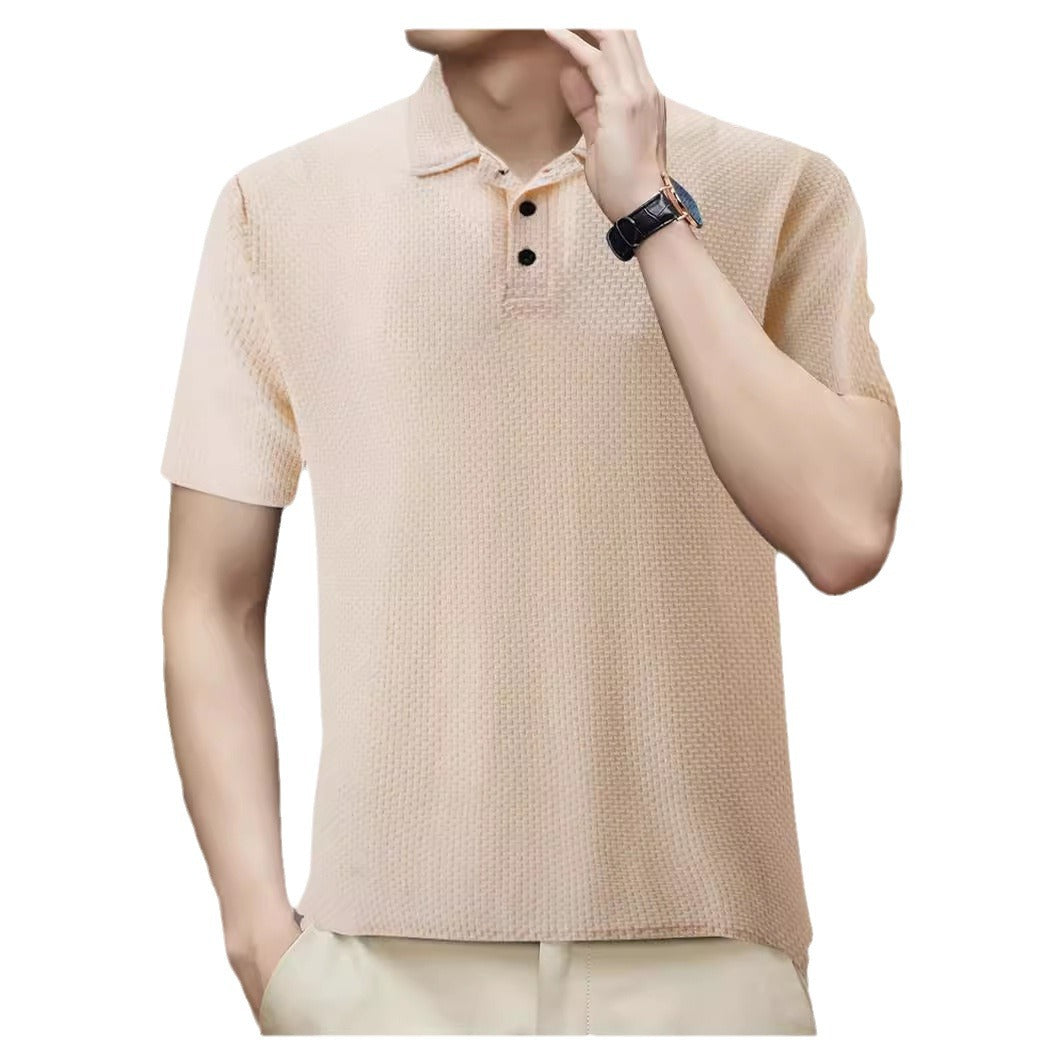 Hommes Polo en Structure Chic und Stil