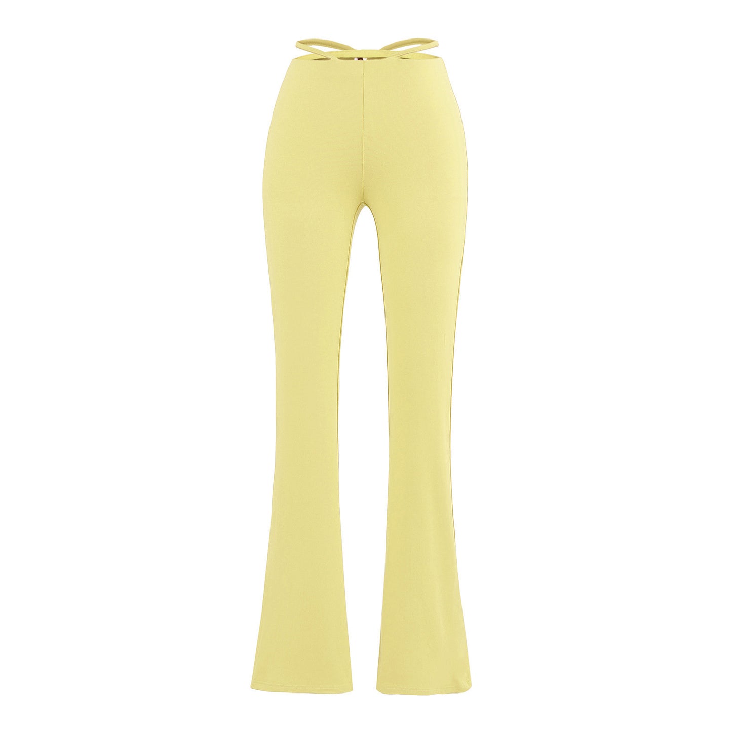 Elegant flared pants for women with a high waist and practical side pockets Chic and Style