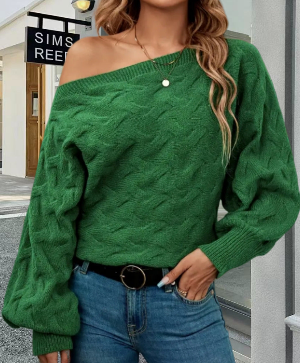 Pull en tricot surdimensionné pour femmes avec design texturé Chic und Stil